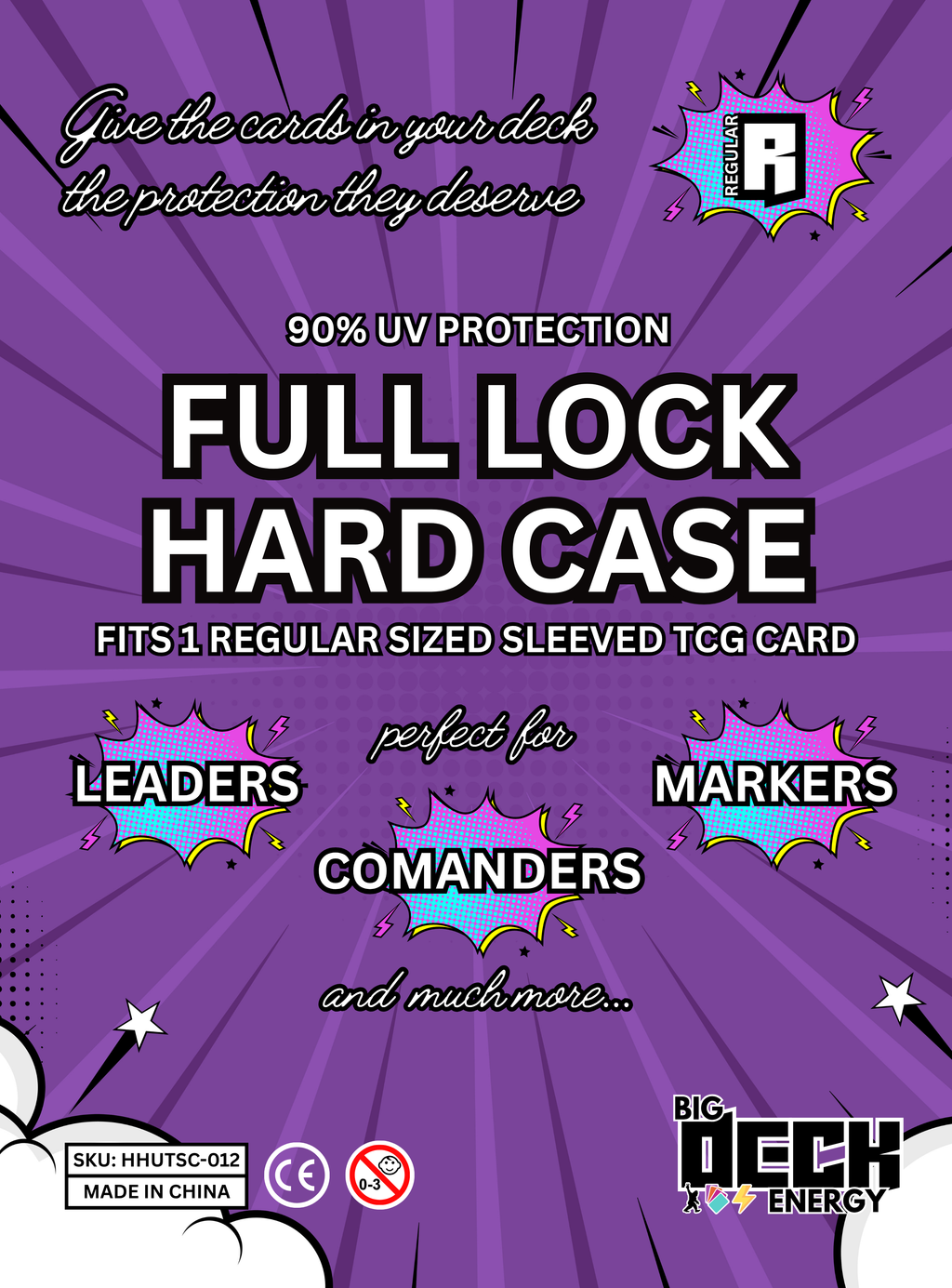 Full Lock Hard Case - "Leader Case" by Big Deck Energy