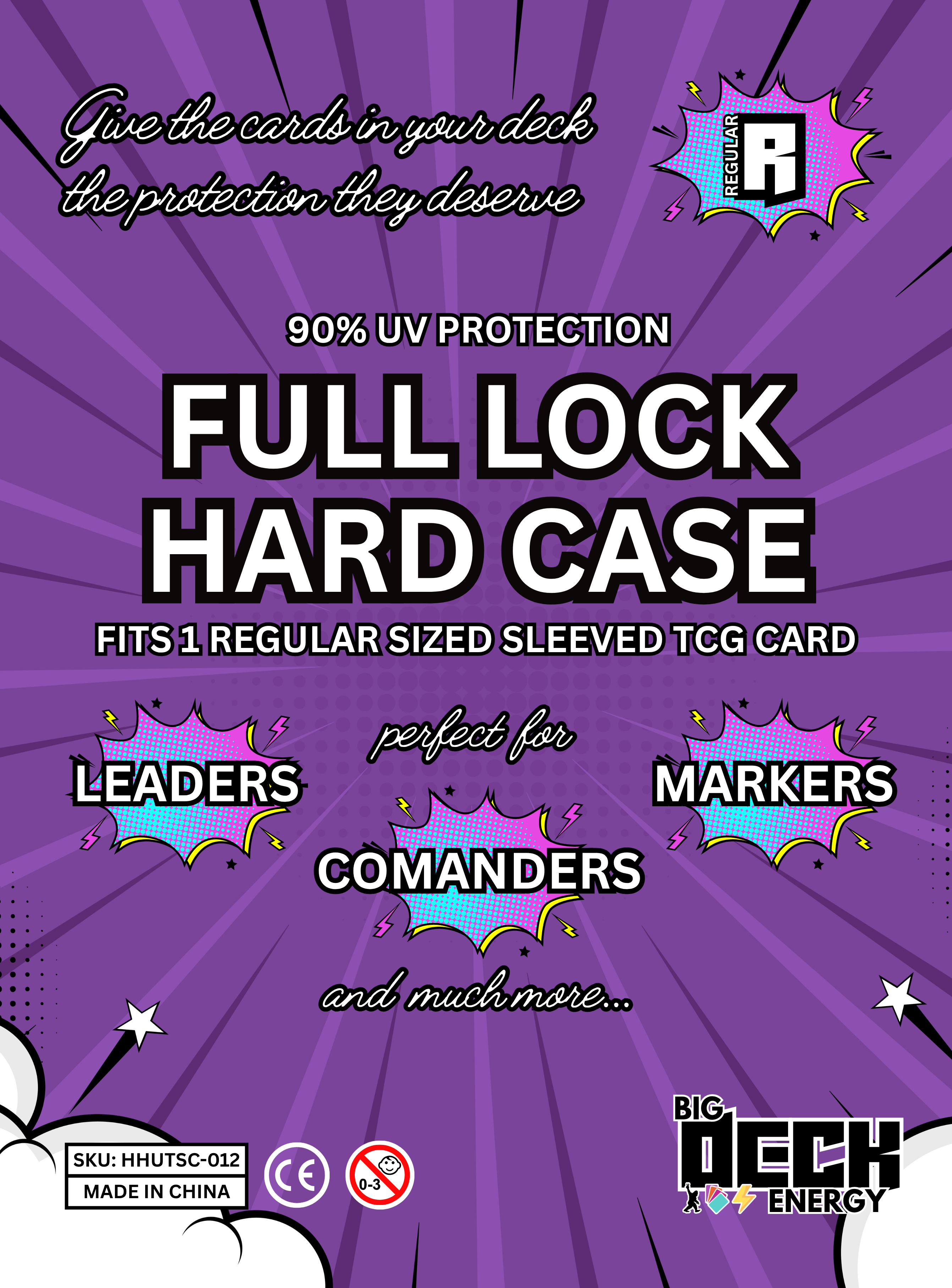 Full Lock Hard Case - "Leader Case" by Big Deck Energy