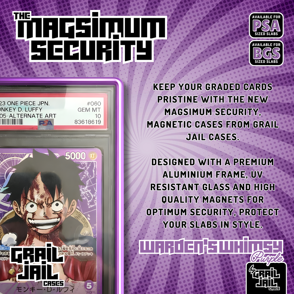 Magsimum Security - Magnetic Card Case - Warden's Whimsy (Purple)