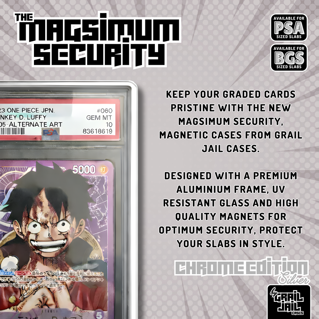 Magsimum Security - Magnetic Card Case - Chrome Edition (Silver)