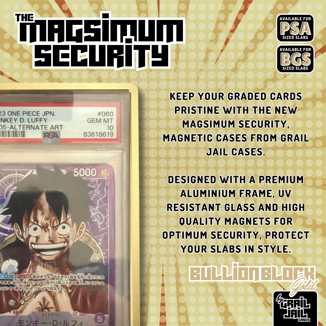 Magsimum Security - Magnetic Card Case - Chrome Edition (Gold)