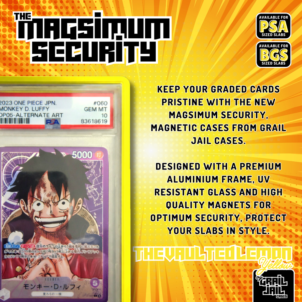 Magsimum Security - Magnetic Card Case - Chrome Edition (Lemon)